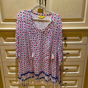 NWOT Roberta Roller Rabbit Tunic / Swim Cover-up Size M